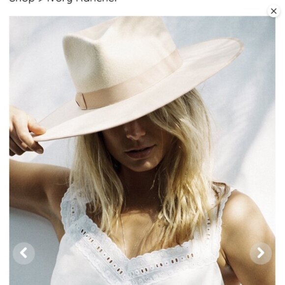 Lack of Color Ivory Rancher Hat - Size Medium 57cm main image 7